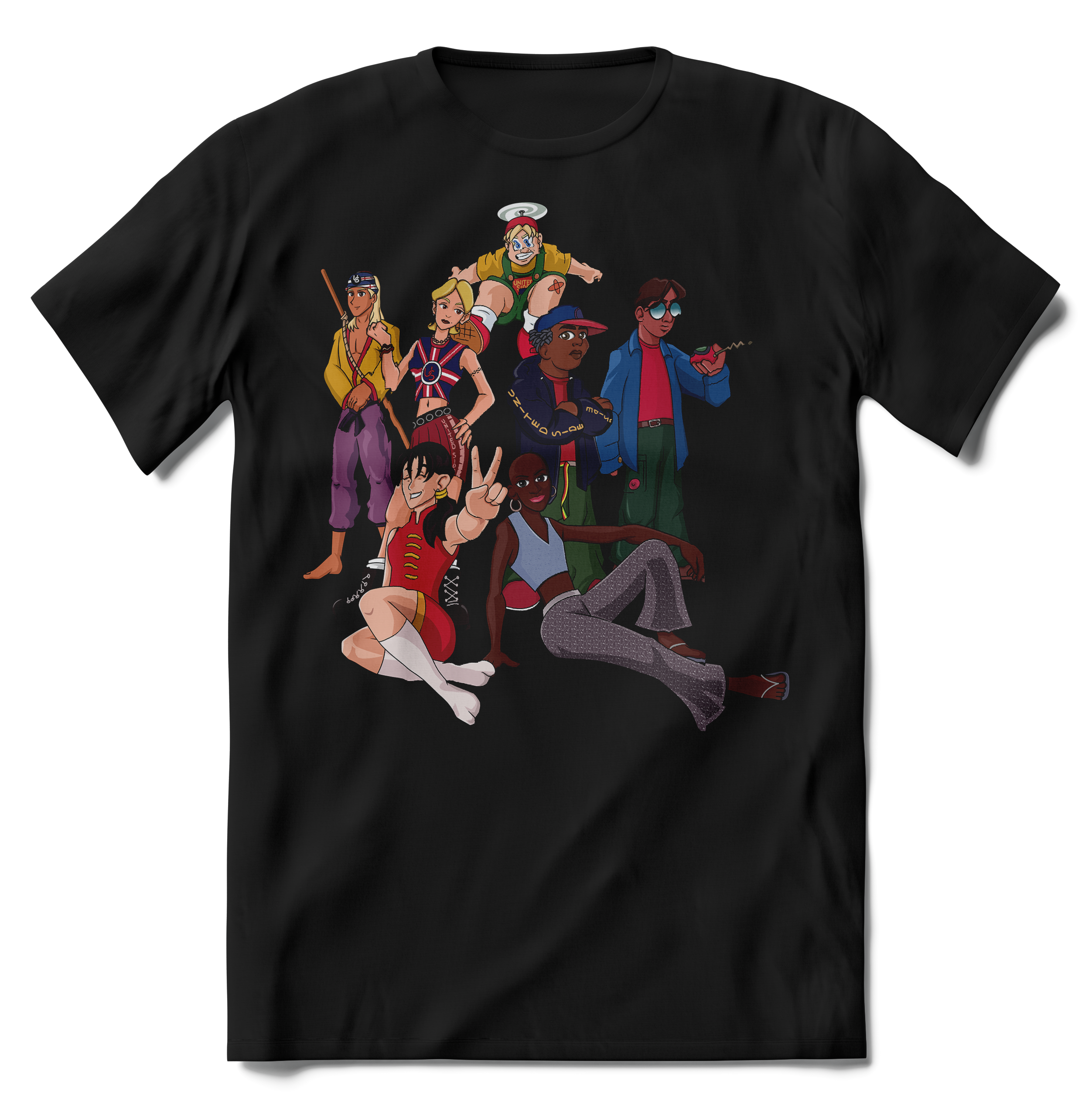 united-side-all-character-black